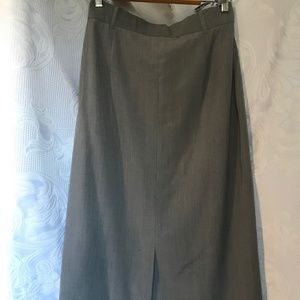 Long gray skirt by Taifun collection EU Sz.38 W 28” L 33” EU designed and made